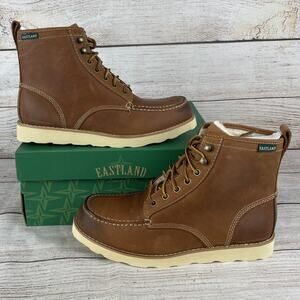 Eastland Lumber Up Womens Sz 10 Boots Leather Peanut Brown 3249 - 78M